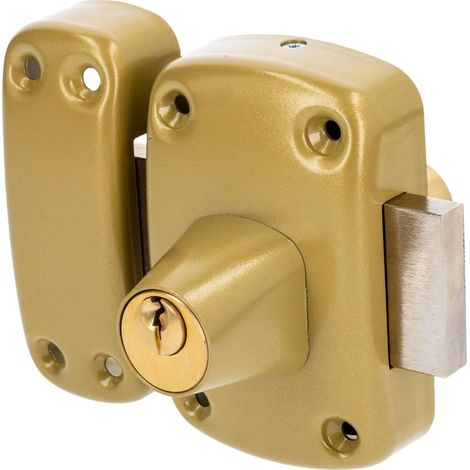 Verrou de porte Cylindre Double CYCLOP Ouverture à Clé extérieur et intérieur Cylindre ø 23 mm Longueur 40 mm 5 goupilles 67603-40/SC Anti crochetage 3 clés (1/5)