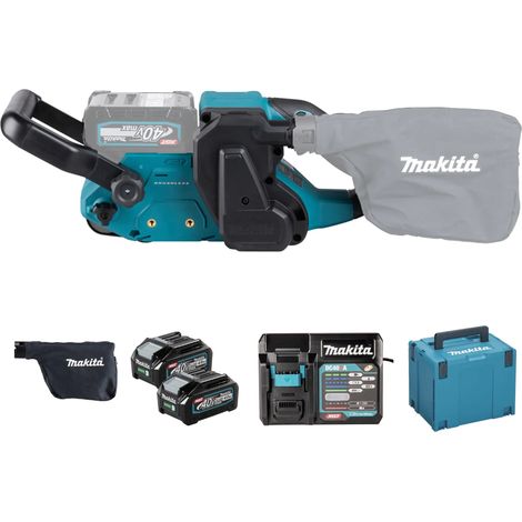 MAKITA SZLIFIERKA TAŚMOWA 40V XGT BS001GM201 76X533mm 2x4,0Ah (1/5)