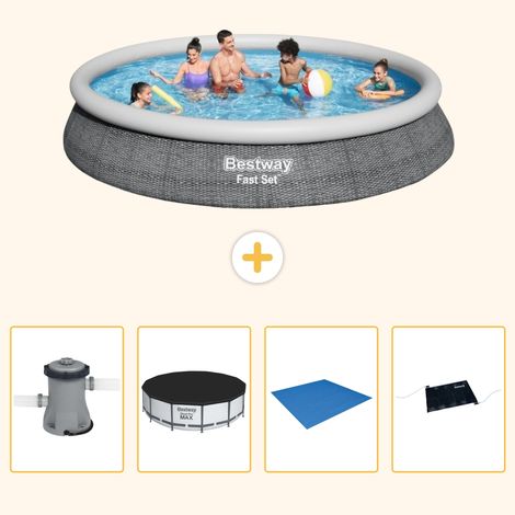 Bestway Bestway Fast Set Ronde - 457x84 cm - 5-pièces S214 (1/5)