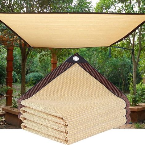 Voile d'ombrage carré – 2 x 2 m – Protection UV – Toile solaire résistante aux UV – Pour jardin, balcon, pergola, abri de jardin et terrasse (1/5)