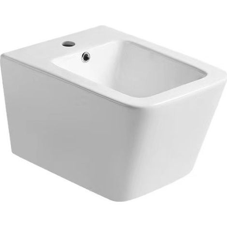 Sapho Porto - Bidet suspendu, trou pour robinetterie, blanc PZ4015 (1/2)