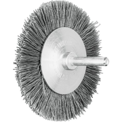 PFERD TOOLS Rundbürste ungezopft RBU Ø 80x8 mm Schaft-Ø 6 mm SiC-Filament-Ø 0,55 mm Korn 120 10 Stk