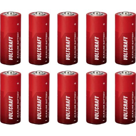 VOLTCRAFT VC-16108100 Batteria (N) Alcalina/manganese 880 mAh 1.5 V 10 pz. (1/4)