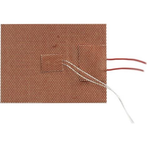 Thermo TECH Silikon Heizfolie selbstklebend 24 V/DC, 24 V/AC 75 W Schutzart IPX7 (L x B) 100 mm x 75