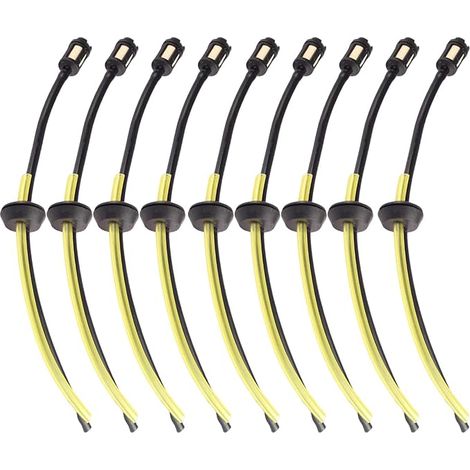 Kit 9 pièces durites essence universelles tondeuse débroussailleuse avec filtres carburant – tuyaux remplacement diamètre 18-19 mm compatibles moteurs 2T/4T outils jardin (1/5)