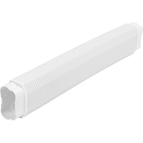 Ensemble de gaines flexibles droites 435, gaine décorative en PVC pour conduits de climatisation extérieure en cuivre (1/5)