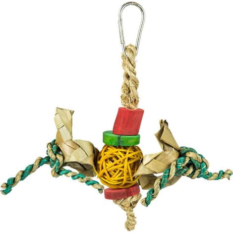 Hanging Joy - un giocattolo per pappagalli di piccola e media taglia (1/4)