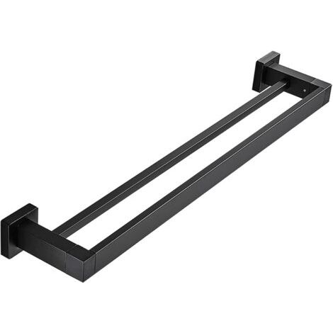 BUNTHAUS Étagère de douche suspendue, étagère d'angle, panier de rangement en aluminium pour salle de bain (60 cm)