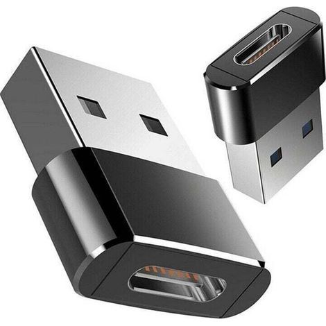 Paquete de 6 adaptadores convertidores multifuncionales de USB tipo C a USB. (1/5)