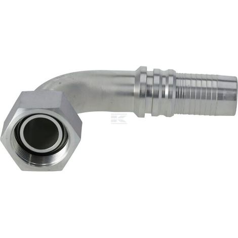 Racor de prensado 4SH-DN32-1.1/4" BSP a 90掳 ALFAGOMMA DKRH322090G2 (1/3)