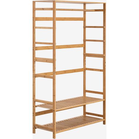 Armario abierto en madera de bambú Krauford SKLUM (1/5)