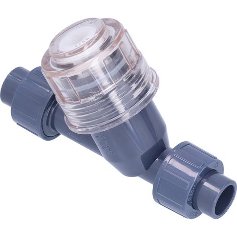 Filtre à Eau en PVC 20mm avec Vanne de Régulation pour Agriculture et Industrie Chimique (1/5)
