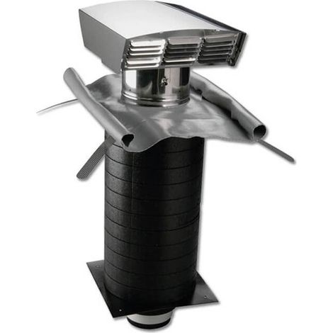 Bosch Accessori Ventilazione domestica DDF 160/1 Passaggio a tetto d:160 mm, acciaio inox, 7719003366