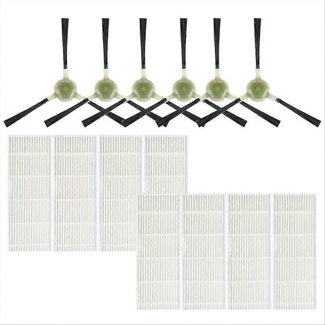 Lot de 14 pour aspirateur robot filtre HEPA brosses latérales (1/5)