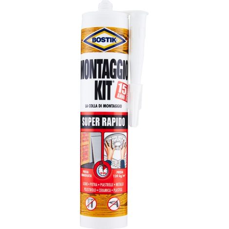 Bostik Montaggio Kit Super Rapido Cartuccia 370 gr (1/5)