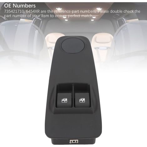 Interrupteur de Vitre Électrique Côté Conducteur, Switch 735421710, ABS Résistant, pour Jumper/Ducato/Boxer 2006‑2014 (1/5)