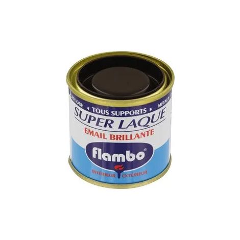 Flambo laca 50ml marrón oscuro.