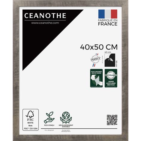 Cadre photo Alizée brun 40x50 cm