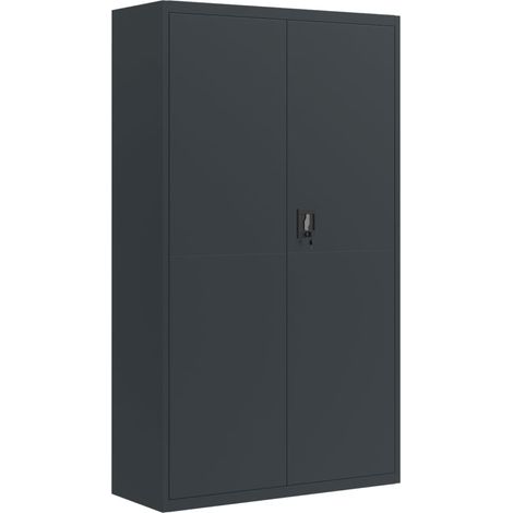 Maison Exclusive - Armadio Classificatore Antracite 105x40x180 cm in Acciaio