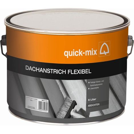 Dachanstrich flexibel 5 L grau, lösemittelfrei