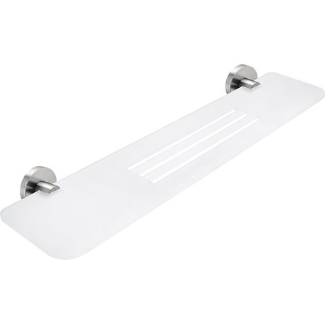 Tablette L.60 Cm, Plexiglas, Avec Fixation Inox Brossé, Unix Nimco (1/3)