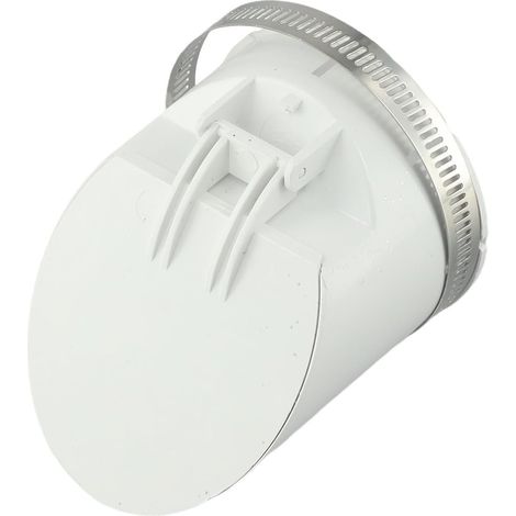 Clapet anti-retour en PVC 50/75/110/160 mm pour système de drainage de la maison et du jardin (110 mm) (1/5)