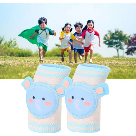 1 Paar dünne, atmungsaktive Kinder-Knieschoner mit Cartoon-Motiven, schützende Knieschoner für Kinder von 0 bis 4 Jahren, Dumbo. (1/5)