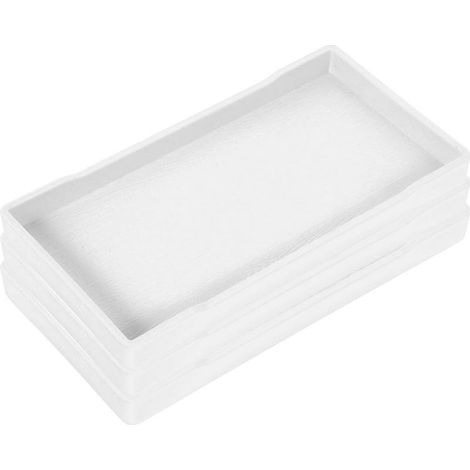 Lot de 3 plateaux de rangement pour salle de bain, organisateurs cosmétiques épais (1/5)