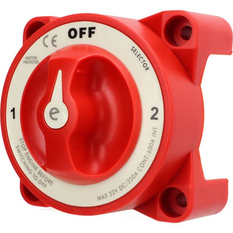 350A 32V DC Batterietrennschalter, 3-Positionen-Isolator, Leistungsschalter für Wohnmobile, Boote, Schiffe. (1/5)
