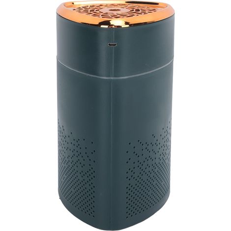 Mini humidificateur portable USB 1000 ml à ultrasons avec bouton tactile et veilleuse, idéal pour la chambre, la voiture, le bureau et les voyages (vert). (1/5)