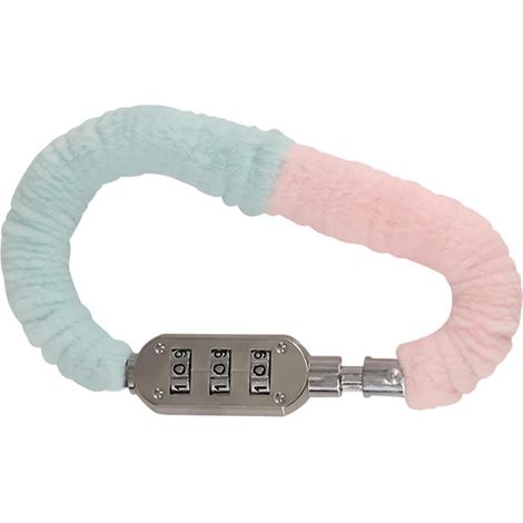 Antivolet Moto à Code à 3 Chiffres - Cadenas de Caisse pour Voyage Portable Cadenas à Combinaison Porte-Clés,Pour motards, voyageurs, femmes, trajet, road trip, gym, camping, pêche, (1/5)