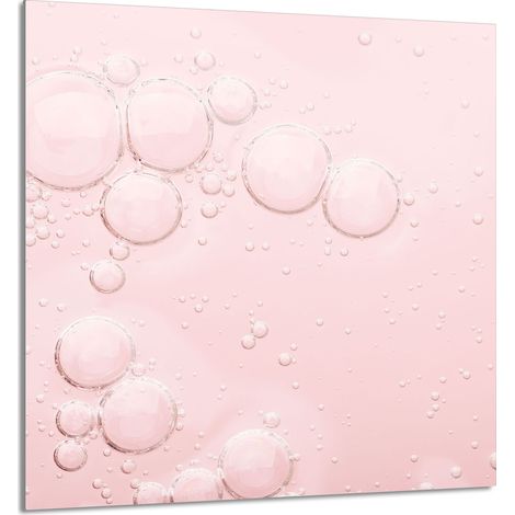 Panneau de verre pour cuisine 60x65 Rose (1/5)