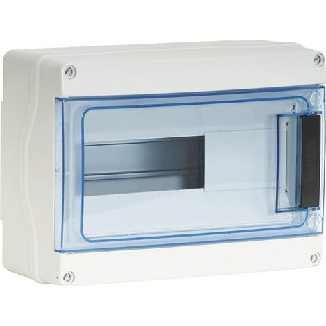 Coffret modulaire étanche à faces lisses - IP65 - IK07 12 modules