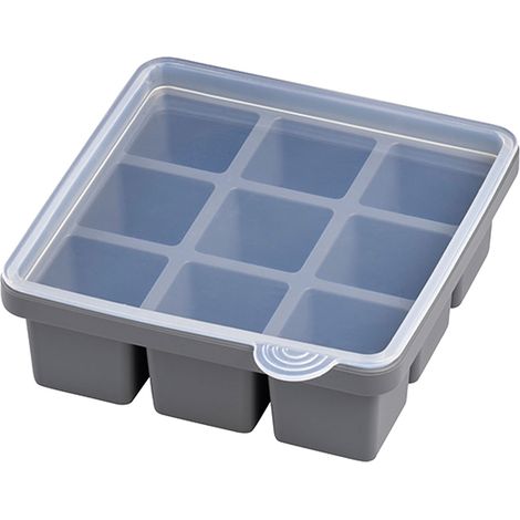 Eiswürfelform aps 36102 Silikon 2 Stück mit Deckel (1/5)