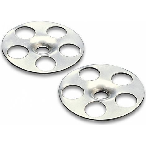 Jackon Insulation – Lot de 20 rondelles galva 36mm – Acier galvanisé pour panneaux à carreler – Diamètre de perçage 5.5mm – Fixation robuste