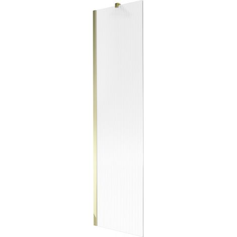 Mexen Next pare-douche à 1 volet 50 x 150 cm, rayures, doré - 895-050-000-00-09-50 (1/5)