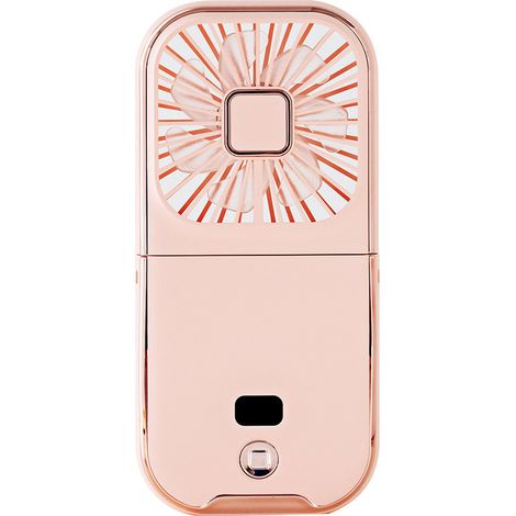 Ventilateur portable 5 en 1 : ventilateur de cou et de table, batterie 3000 mAh, affichage numérique, rechargeable par USB, fonction batterie externe. Idéal pour les voyages, le camping, la randonn... (1/5)