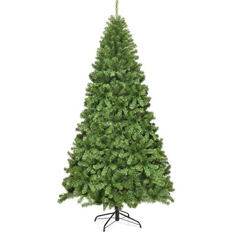 Albero di Natale non illuminato 230cm, con cerniere e aghi in PVC (1/5)