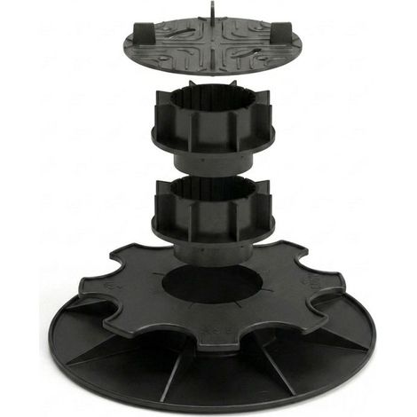 Plot de terrasse dalle - 95-110 mm mm - sans gomme acoustique - SOLIDOR (1/5)