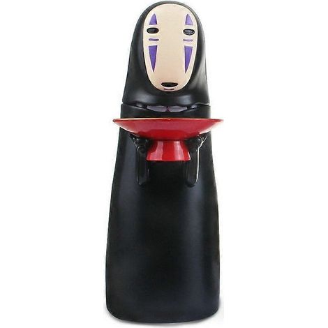 Tirelire électronique sans visage, figurine fantôme, pièce de monnaie, dessin animé, tirelire cochon sans visage amusante Gh (1/5)