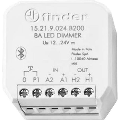 Variateur de lumière YESLY pour ruban LED 8A 12 24V DC Bluetooth FINDER 15219024B200PAS (1/5)