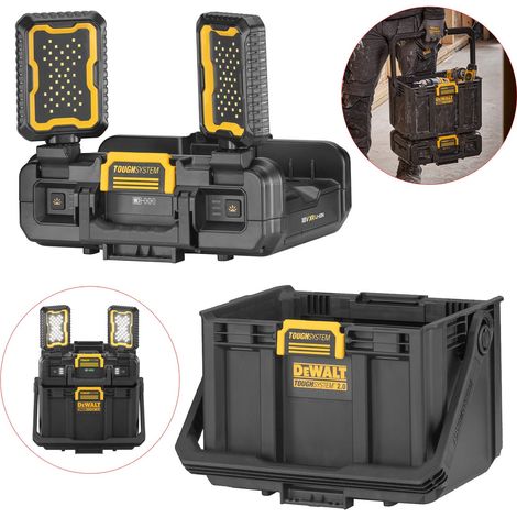 Dewalt Toughsystem 2.0 DWST08061-1 Half Width LED Light + Tote + Charger ToolBox (1/5)
