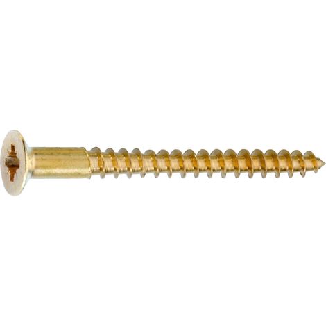 Connex Holzschrauben 4.0 x 30 mm PZ 2 Linsensenkkopf - 16 Stk. Holzschrauben (1/2)