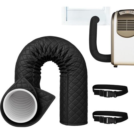 Guaina isolante per tubo flessibile di condizionatore portatile, protezione termica per condotto dell'aria - Protezione per tubo di scarico di condizionatore mobile - Per condotti da 13 cm e 15 cm in  (1/5)