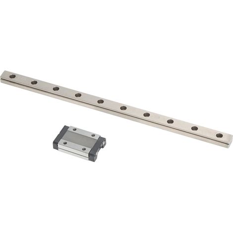 Guide de rail linéaire miniature MGN12H Guide de rail linéaire de largeur 12 mm pour la plupart des équipements d'automatisation (250 mm) (1/5)