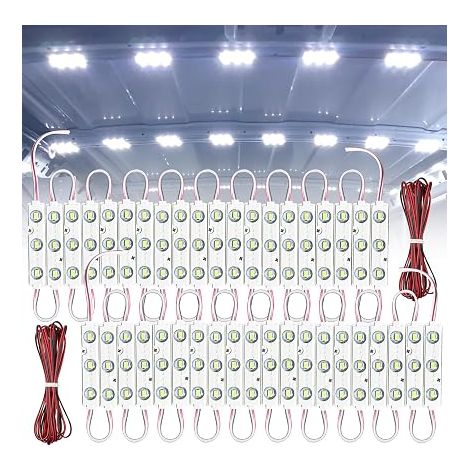 Interior Lighting Kit 12V 60 LED Waterproof Van RV Truck Boat Caravan Trailer Transit Bus LWB 20 Modules (1/5)