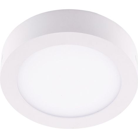 Downlight LED de superficie redondo "Know" (30W 4000K 2450lm) IP20 fabricado en aluminio y acrílico color blanco (1/2)