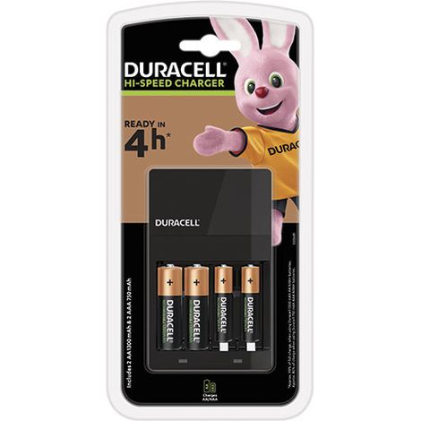 CARGADOR BATERÍAS R03/R6 4X DURACELL