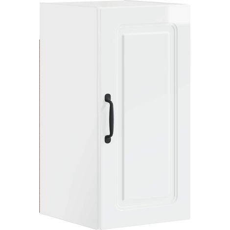 Badezimmer-Wandschrank UTRECHT Hochglanz Weiß 30 x 31 x 59 cm vidaXL (1/5)