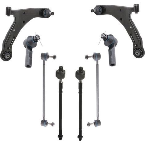 KIT BRACCIO OSCILLANTE 8 PEZZI COMPATIBILE CON SUZUKI GRAND VITARA II (JT, TE, TD) 1.9 D / Kit Sospensione Completo OE/OEM / Bracci Oscillanti + Testine Sterzo / Sostituzione Diretta OEM
